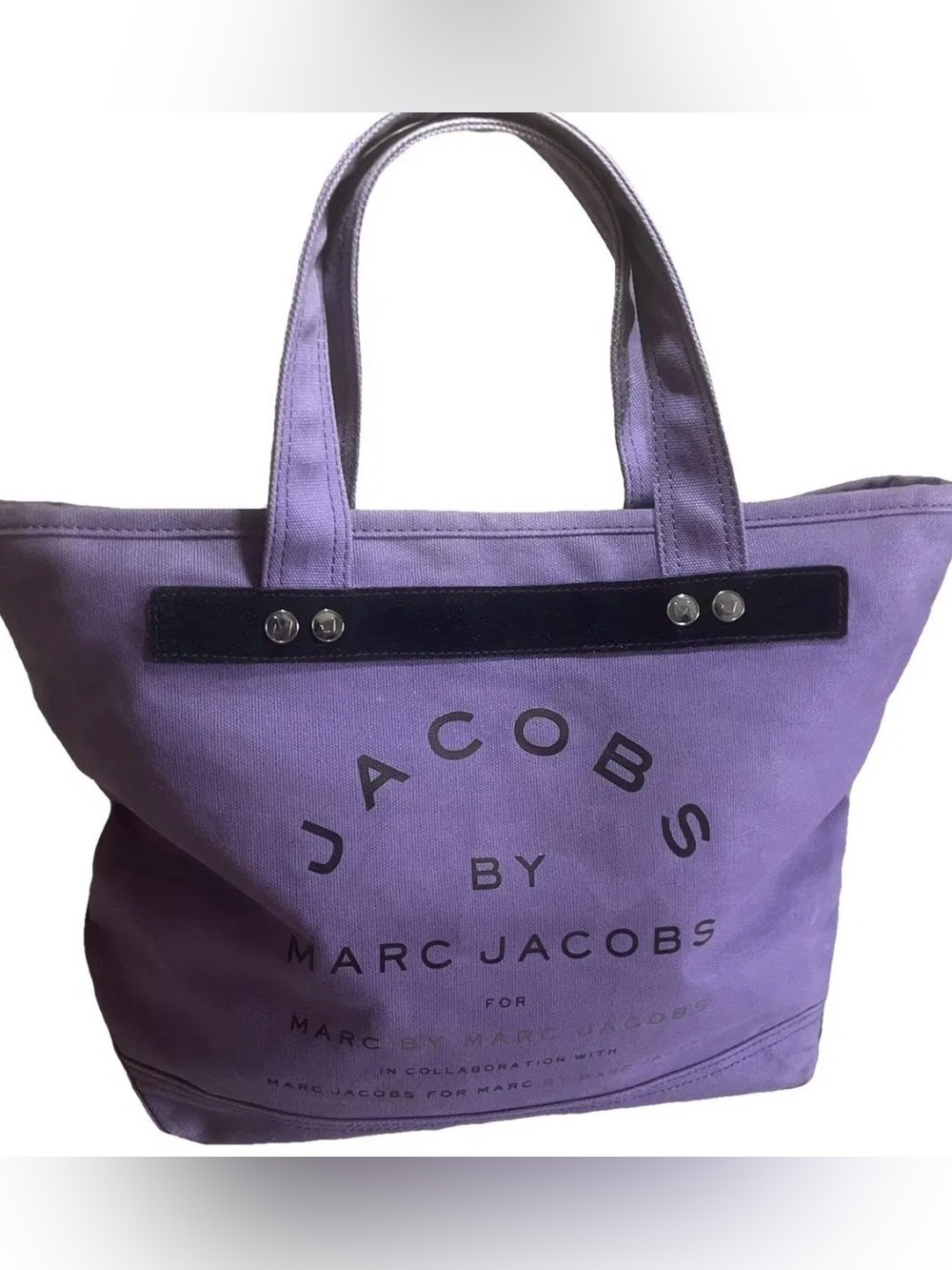 Marc by Marc Jacobs purple Canvas Tote Bag